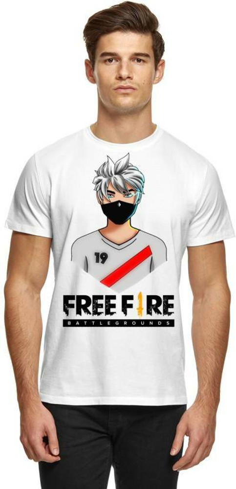free fire tees Printed Men Round Neck White T-Shirt - Buy free fire tees  Printed Men Round Neck White T-Shirt Online at Best Prices in India |  Flipkart.com