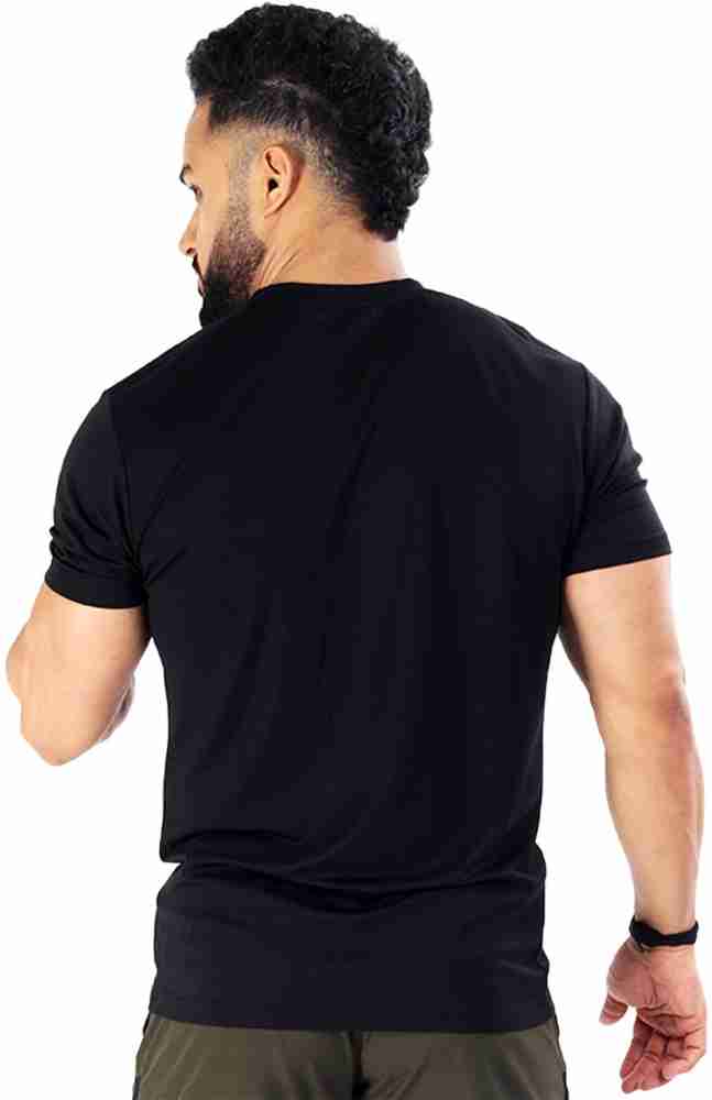 FuaarK Printed Men Round Neck Black T-Shirt - Buy FuaarK Printed Men Round  Neck Black T-Shirt Online at Best Prices in India