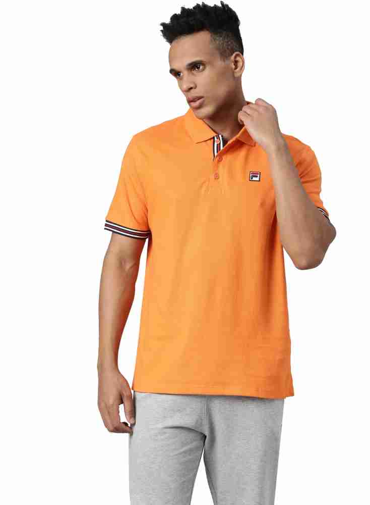 Fila orange hot sale shirt