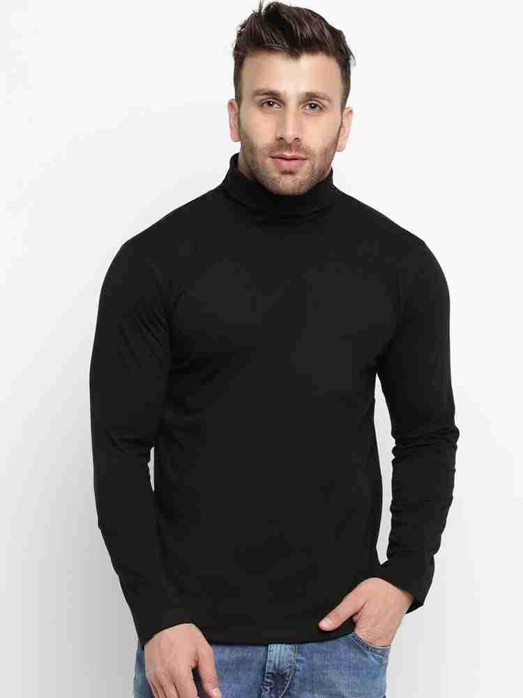 Black turtleneck mens zara clearance