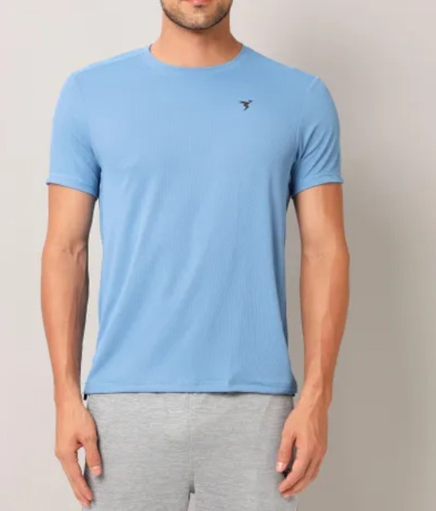 Solid Color Performance Shirt M / Light Blue