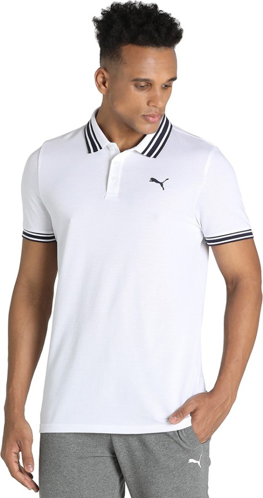 Puma white polo deals t shirt