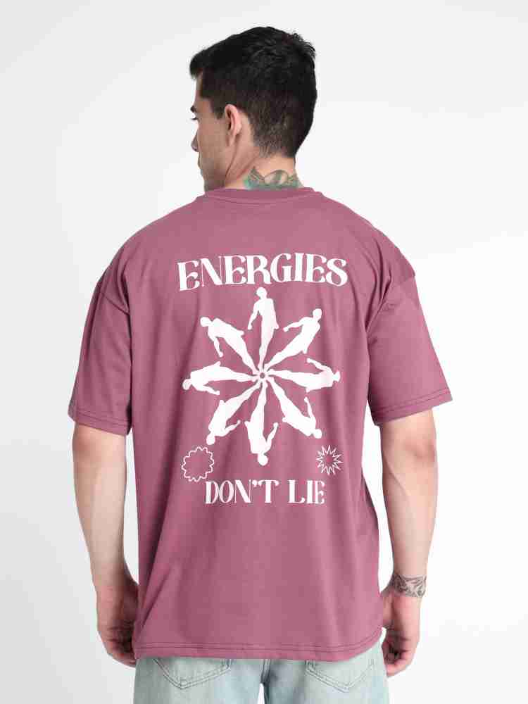 Buy Energies Don?t Lie Printed Oversized T-shirt for Men Online in India -  Beyoung