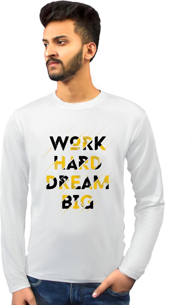 BalSo Typography Men Round Neck White T-Shirt - Buy BalSo Typography Men  Round Neck White T-Shirt Online at Best Prices in India