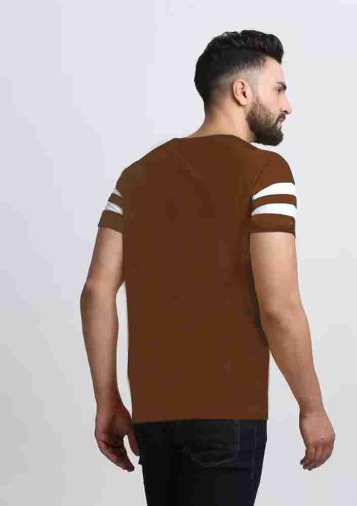 Togs Terre Colorblock Men Round Neck White Brown T Shirt Buy Togs Terre Colorblock Men Round Neck White Brown T Shirt Online at Best Prices in India Flipkart