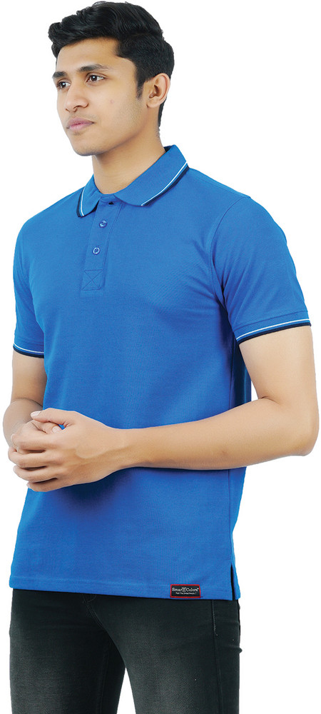Royal blue color polo discount shirt