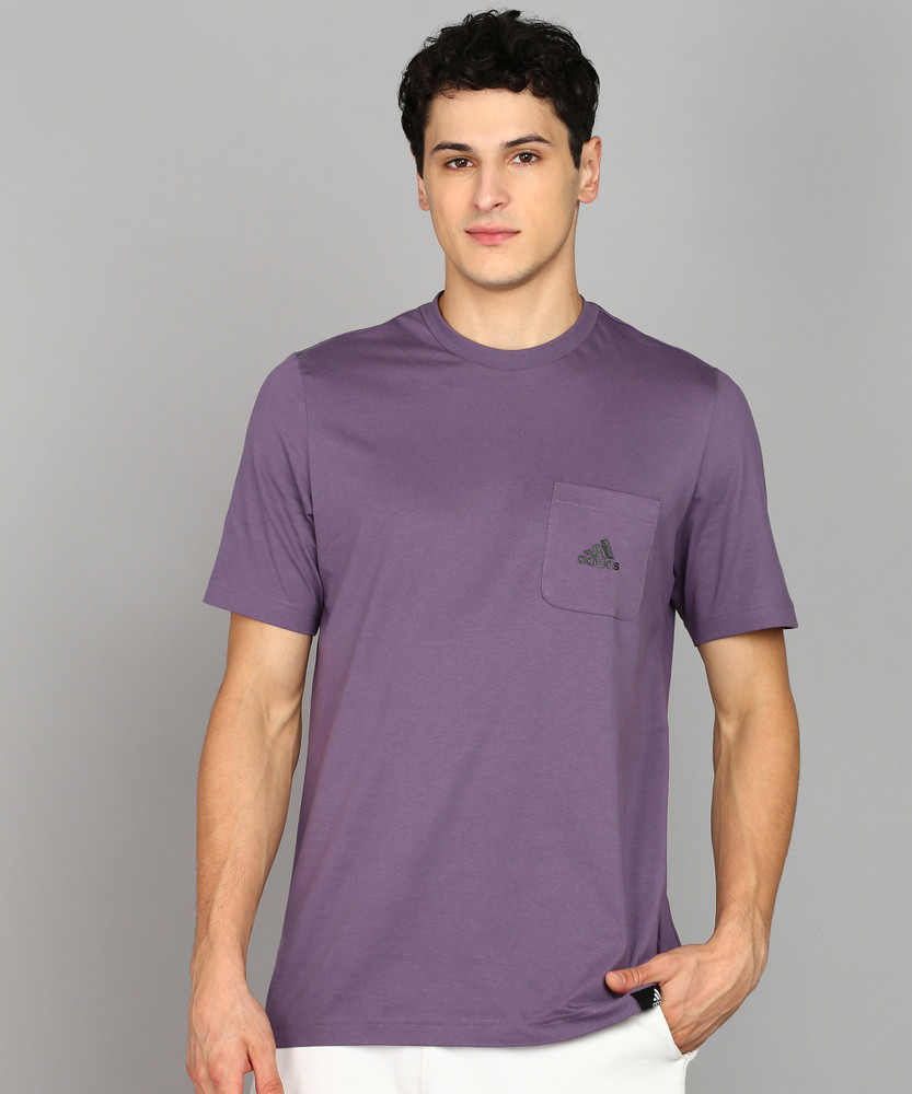 men's purple adidas t shirts