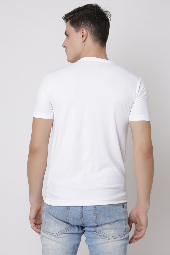 Corvell Printed Men Round Neck White T Shirt Buy Corvell Printed