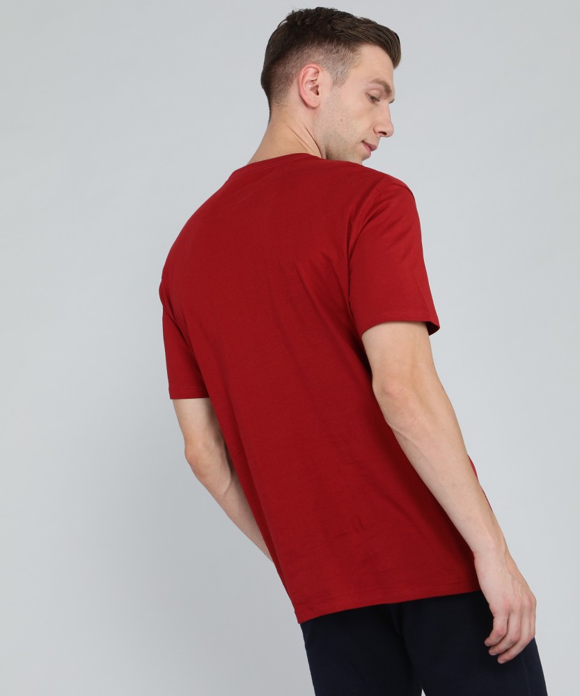 Men's Puma High Risk Red ESS+ Tape T-Shirt - 4XL