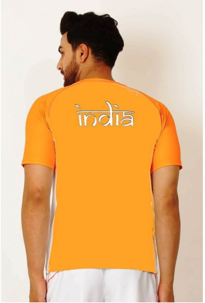 Buy Shiv Naresh Men White Printed Detail Polo Collar T Shirt