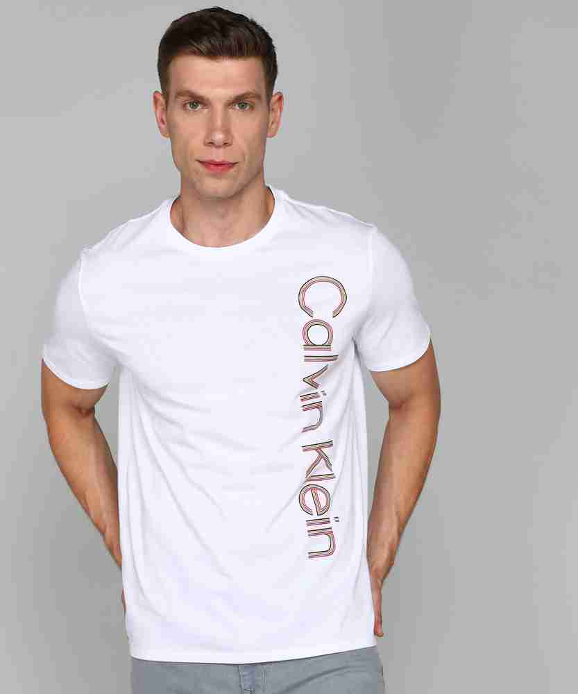 Grey calvin klein t shirt online