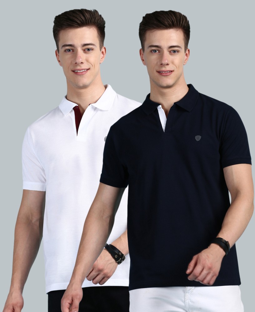 LUX cozi Solid Men Polo Neck White Black T Shirt Buy LUX cozi Solid Men Polo Neck White Black T Shirt Online at Best Prices in India Flipkart