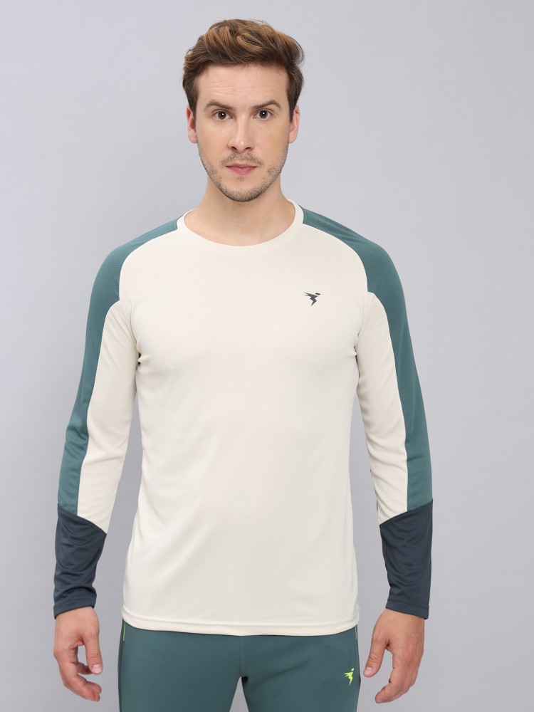 Technosport Half Sleeve Round Neck T-Shirt Light Gray (OR-60