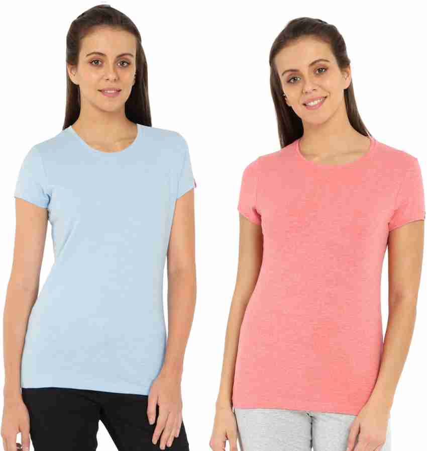 jockey plain t shirt for ladies