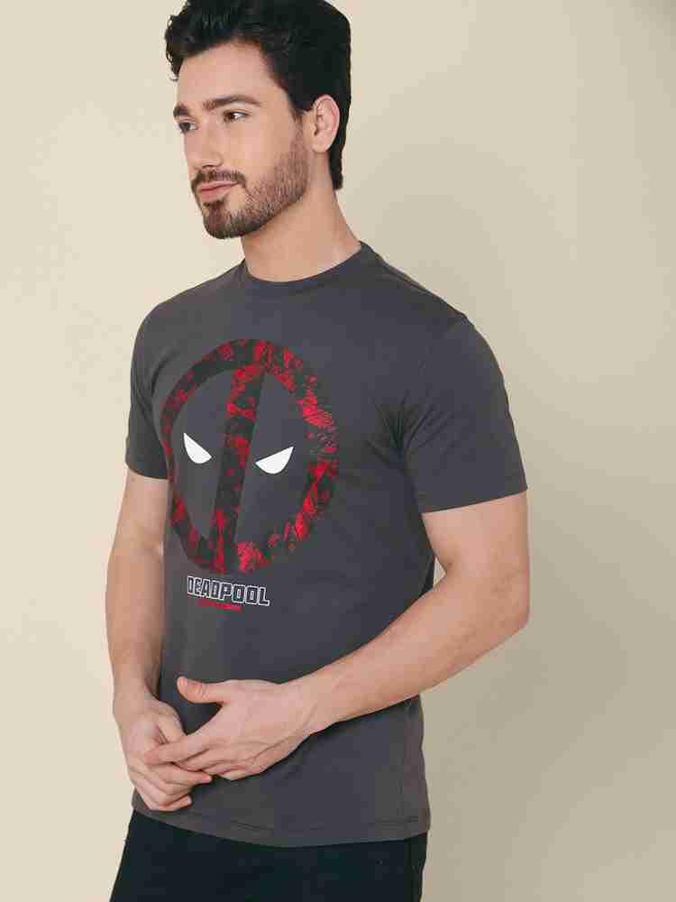 Deadpool By Free Authority Printed Men Round Neck Grey T Shirt Buy Deadpool By Free Authority Printed Men Round Neck Grey T Shirt Online at Best Prices in India Flipkart