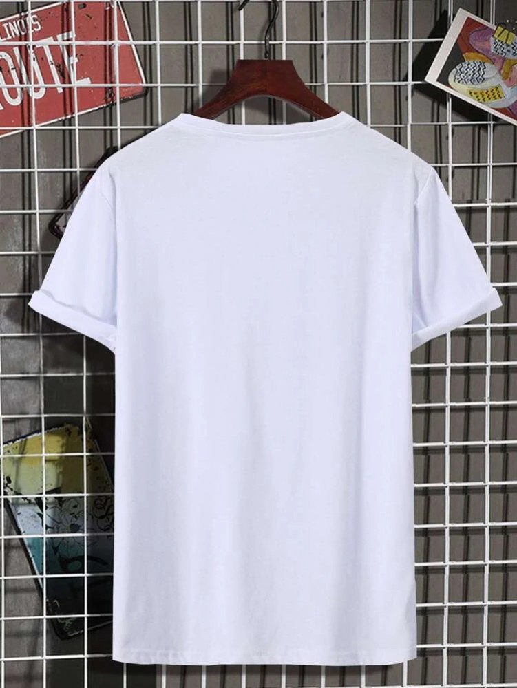 Plain white t shirt on outlet hanger