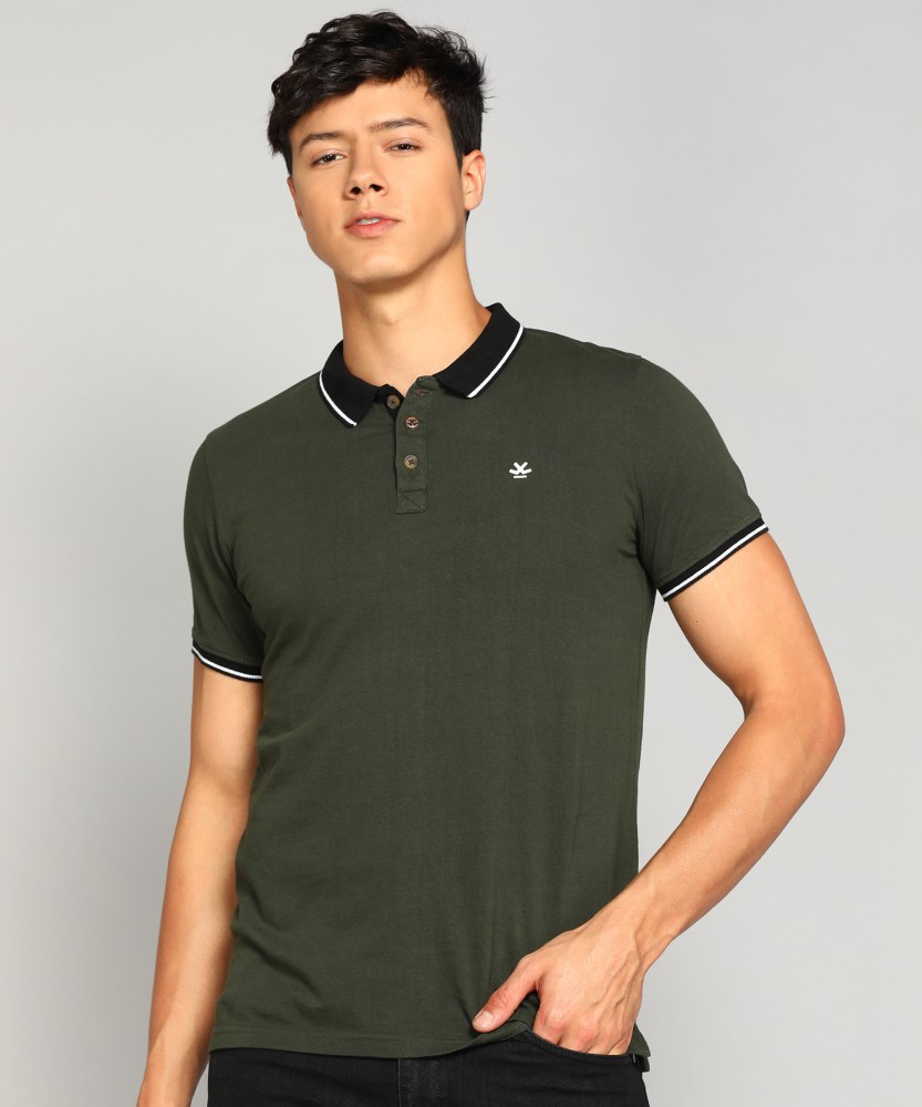 Green t shirt store flipkart