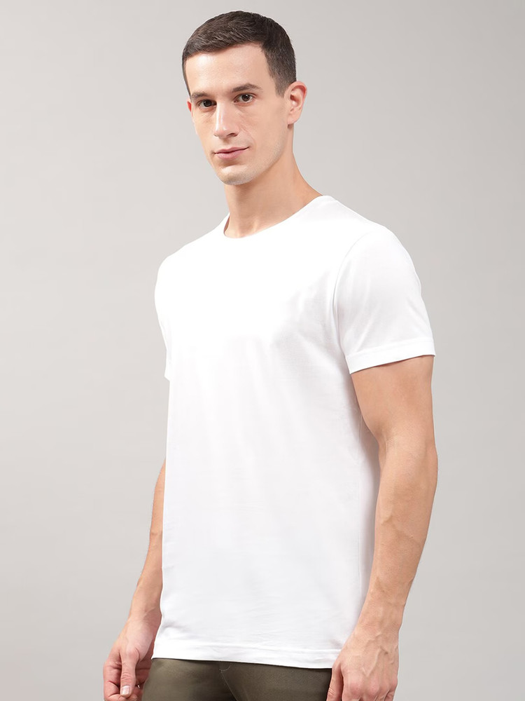 mens cotton white t shirt