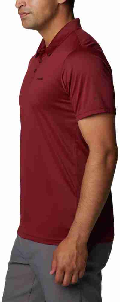Columbia Sportswear Solid Men Polo Neck Red T-Shirt - Buy Columbia  Sportswear Solid Men Polo Neck Red T-Shirt Online at Best Prices in India