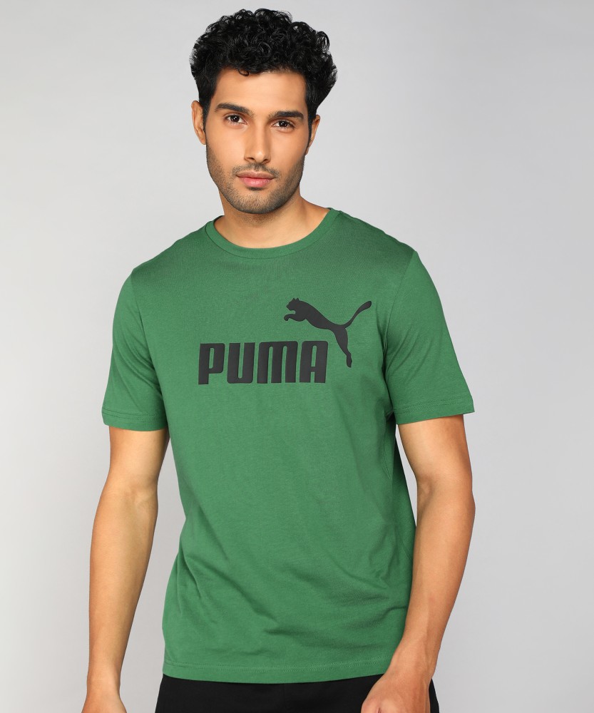 PUMA Printed Men Crew Neck Green T Shirt Buy PUMA Printed Men Crew Neck Green T Shirt Online at Best Prices in India Flipkart