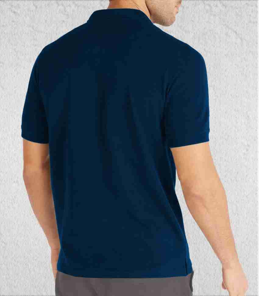 Plain Polo T-shirt, Dark Blue