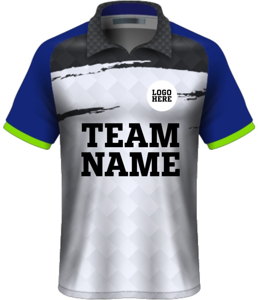 NEXT PRINT Mens Cricket Jersey Half Sleeve Name Team Name Number