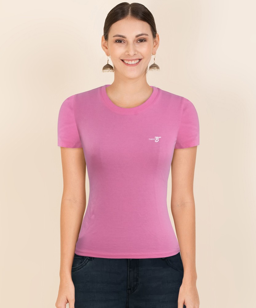 Plain pink t shirt, Women's t shirt online