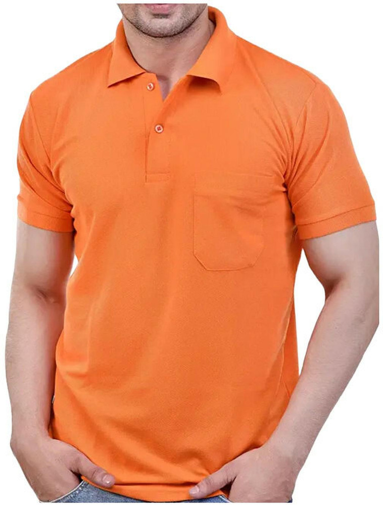 Orange t shop shirt flipkart