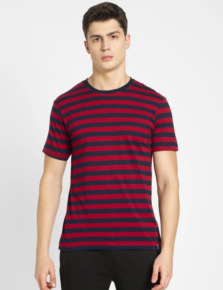 JOCKEY Striped Men Round Neck Dark Blue T Shirt Buy JOCKEY Striped Men Round Neck Dark Blue T Shirt Online at Best Prices in India Flipkart