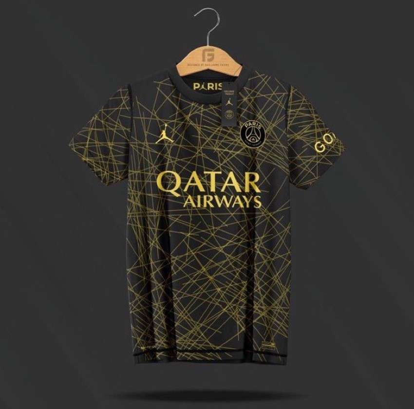 PSG Fourth jersey 2022/2023 - Black/Gold