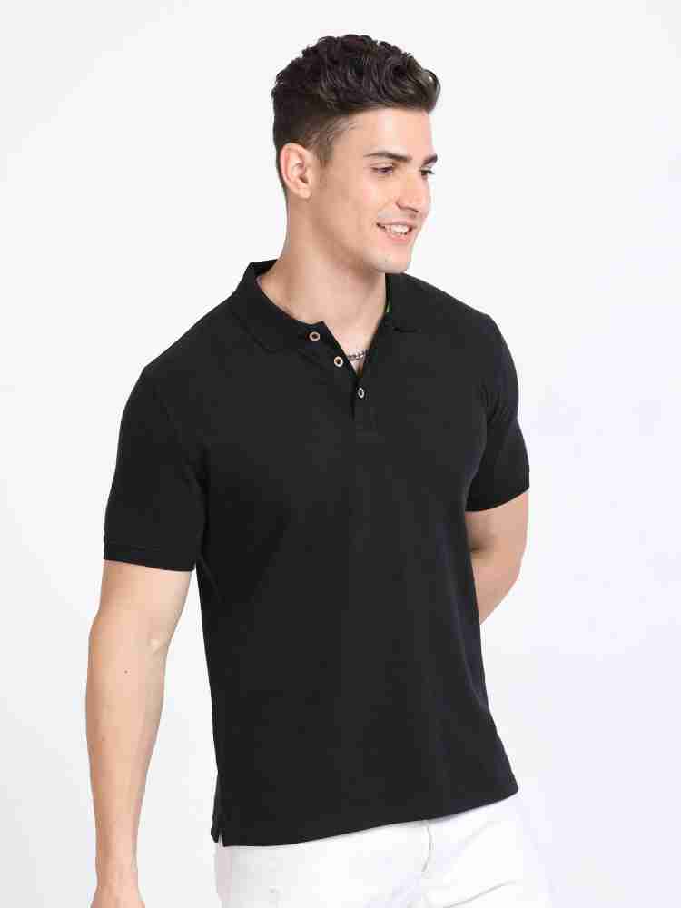 Black color sale polo t shirts