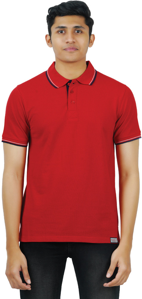 Smart Colors Solid Men Polo Neck Red T Shirt Buy Smart Colors Solid Men Polo Neck Red T Shirt Online at Best Prices in India Flipkart