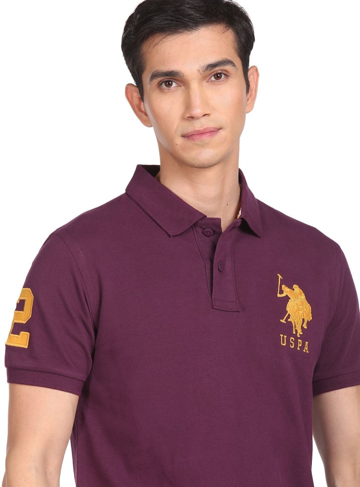 us polo purple t shirt