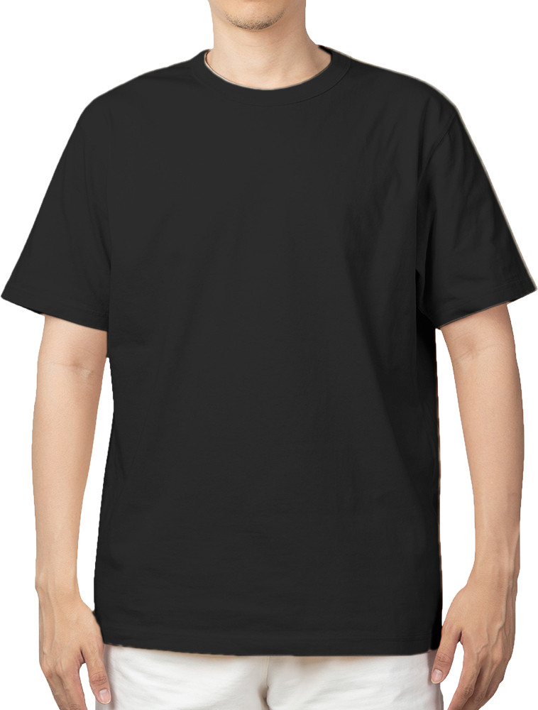 Plain black t shirt online india clearance