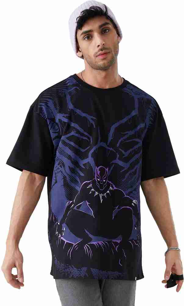 Black panther t shirt flipkart discount