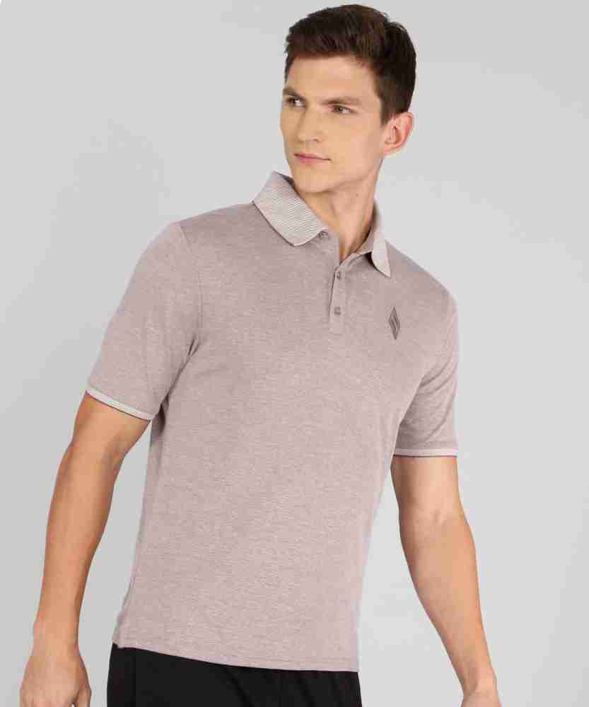 Skechers Solid Men Polo Neck Purple T Shirt Buy Skechers Solid