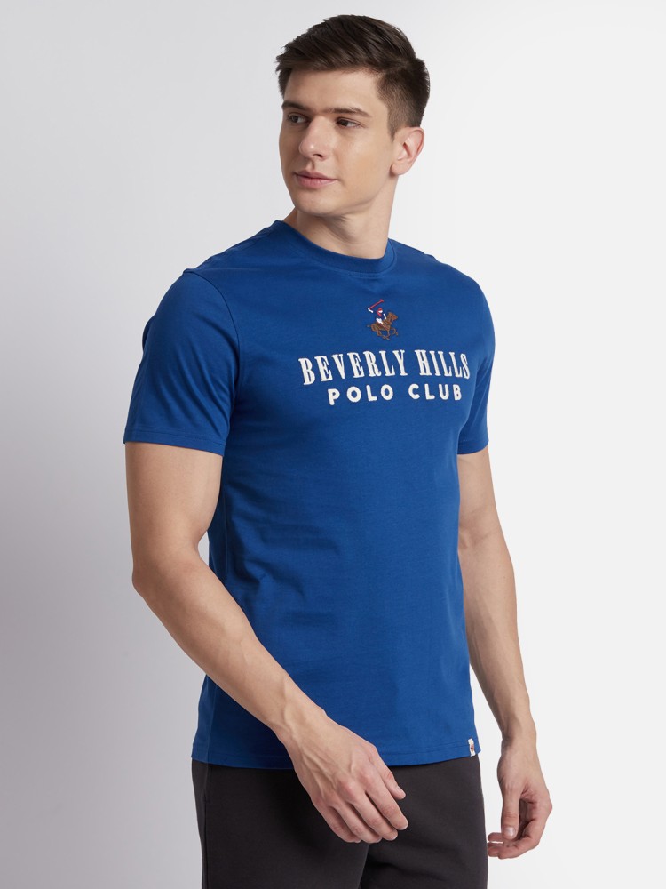 Beverly Hills Polo Club Typography Men Round Neck Blue T Shirt Buy Beverly Hills Polo Club Typography Men Round Neck Blue T Shirt Online at Best Prices in India Flipkart