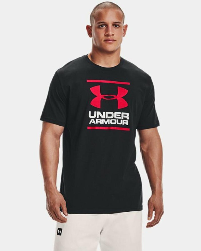 UNDER ARMOUR Solid Men Round Neck Black T-Shirt - Buy UNDER ARMOUR