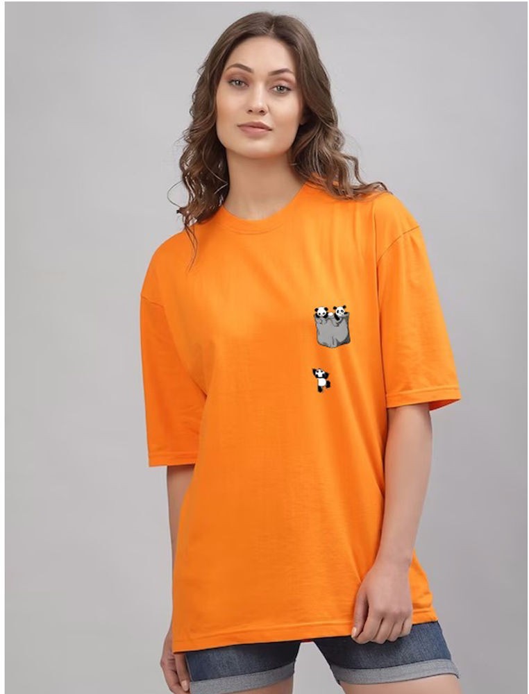 Women's T-Shirt - Orange - M