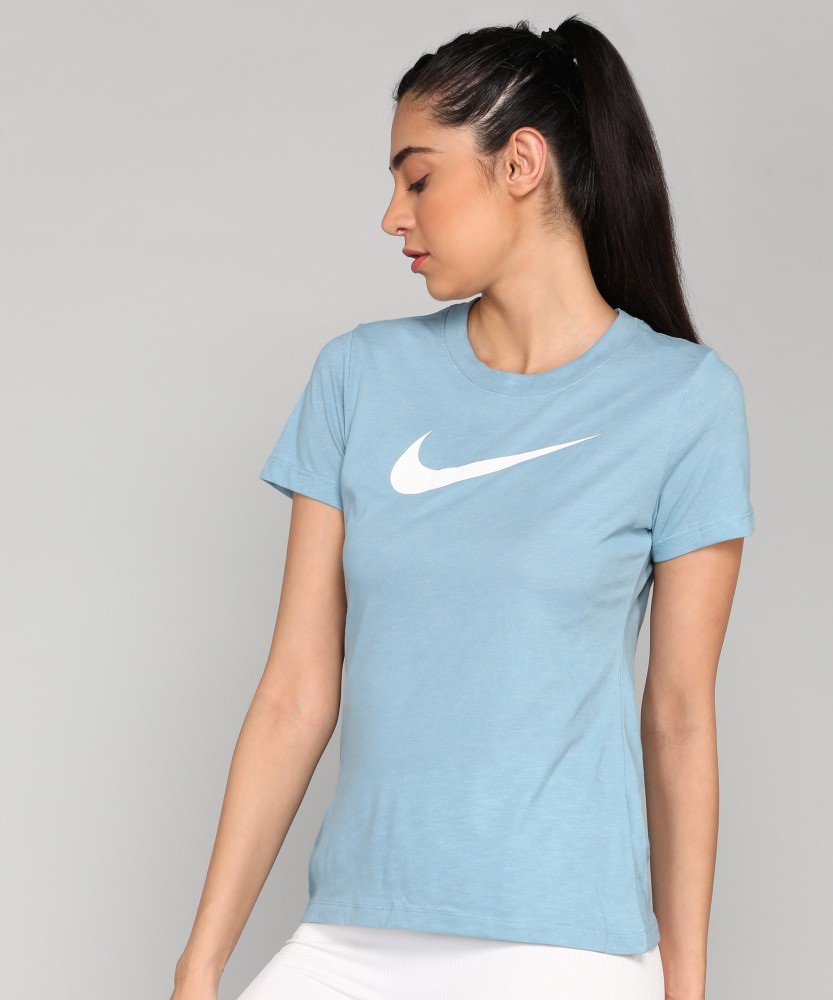 Nike slim fit dri-fit cotton v-neck t-shirt - clearance women's