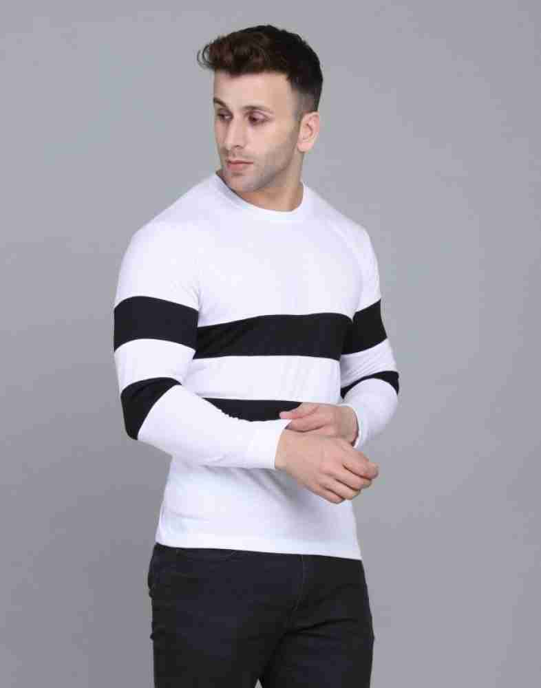 Emo Gay White Mens/Unisex Long Sleeve T-Shirt - Size Medium