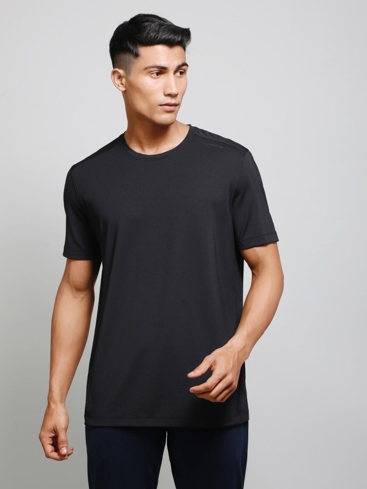 jockey plain black t shirt