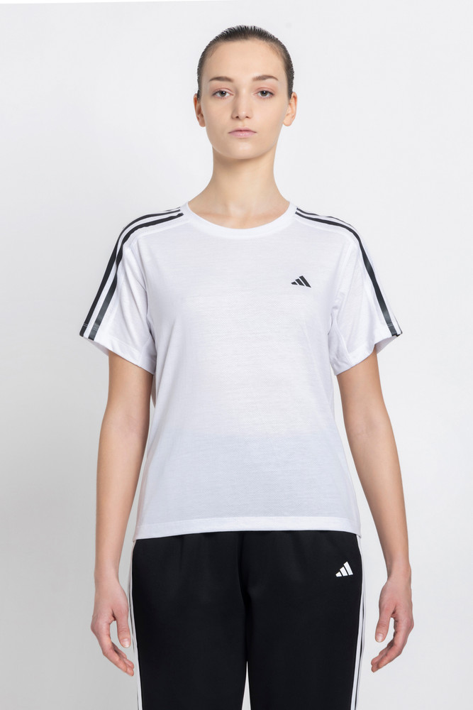adidas striped crew neck