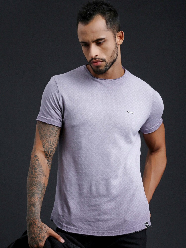 Buy Purple Tshirts for Men by THE BEAR HOUSE Online