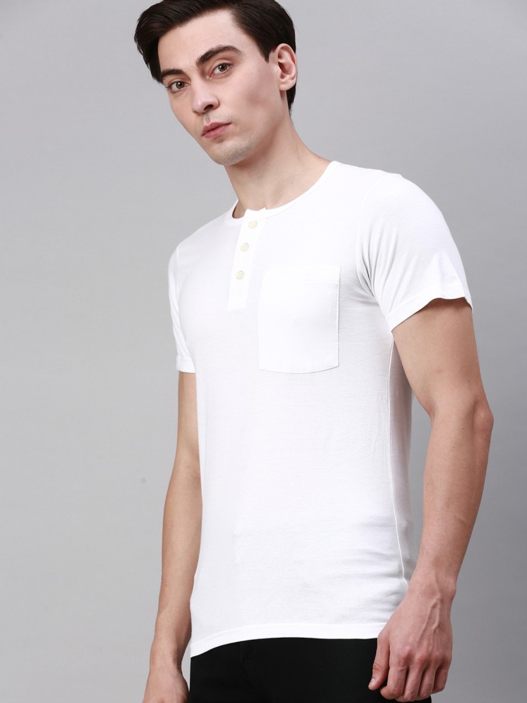 Lux Cozi Men's SOFT FINE 100% Cotton White T-SHIRT PACK 1 PC