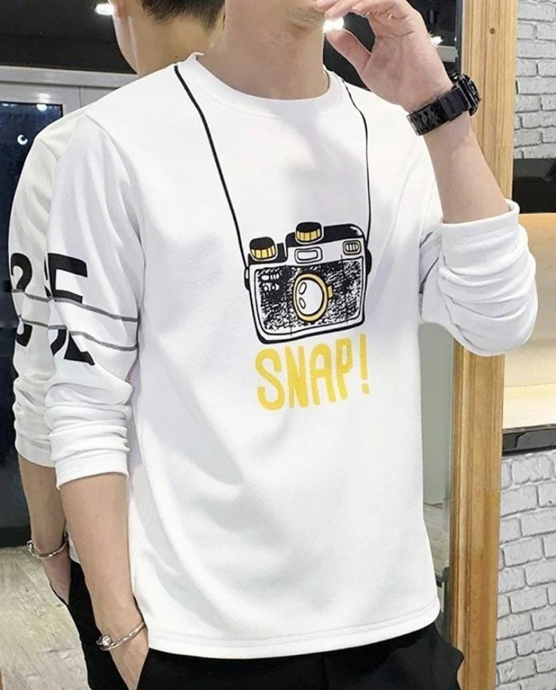 white full sleeve t shirt flipkart