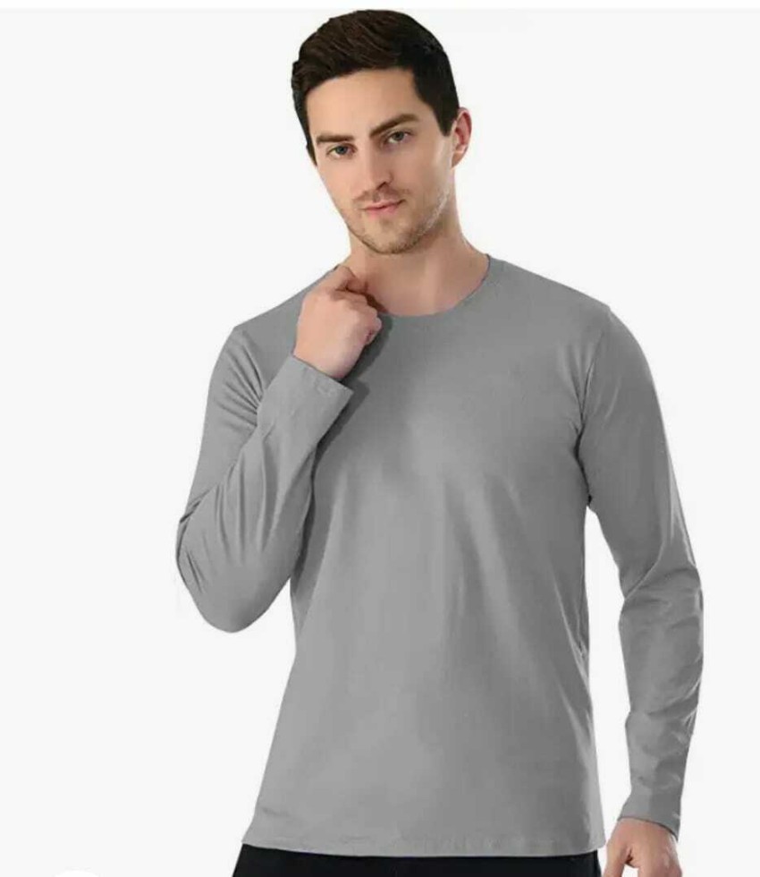 fitfox Solid Men Round Neck Black T Shirt Buy fitfox Solid Men