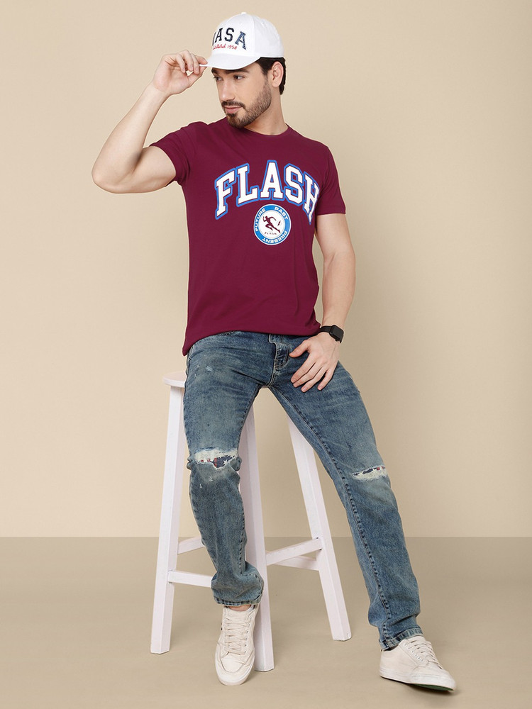 Flash t deals shirt flipkart