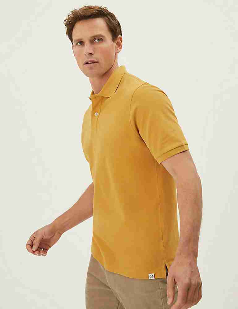 marks and spencer mens yellow shirts