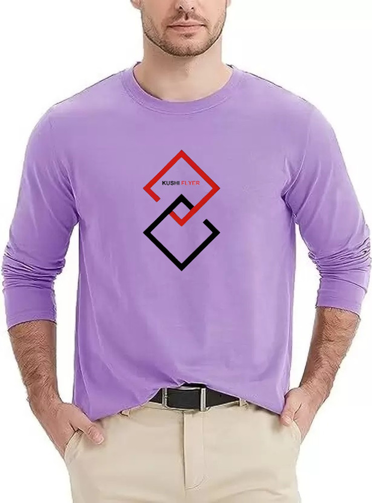 Purple best sale flyers shirt